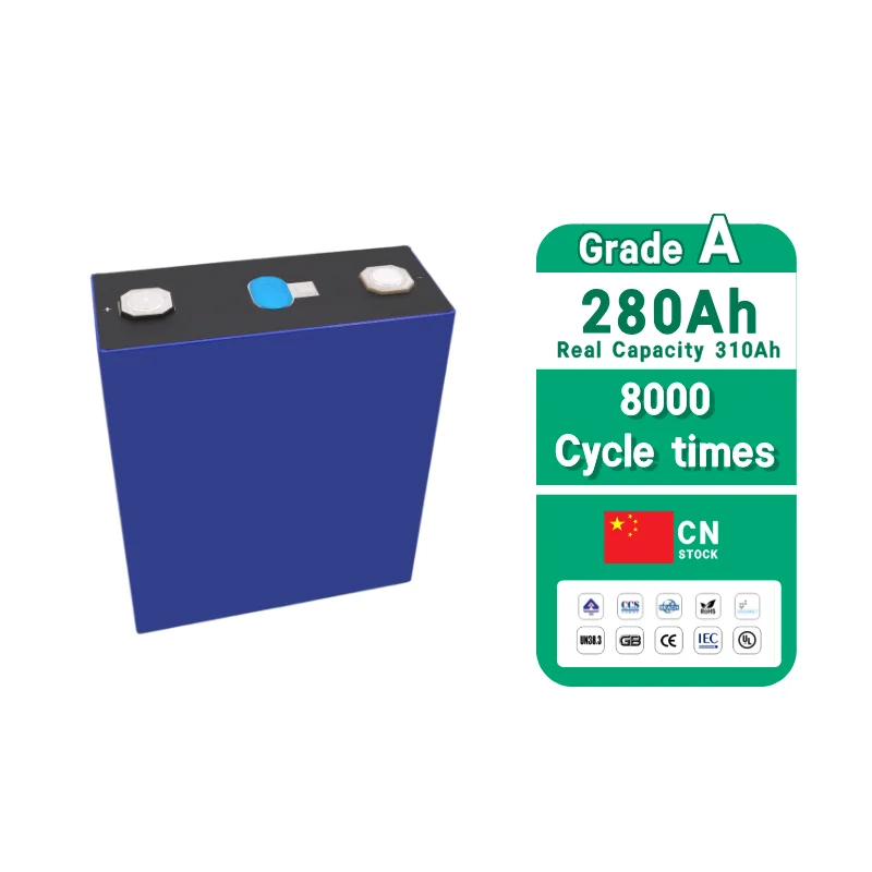 Литий-ионная батарея клетки Lifepo4 циклов Eve 3.2v 280ah 8000 для хранения энергии класса А